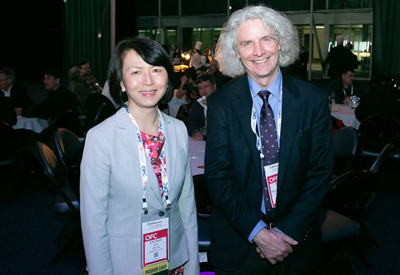 Technical Program Chairs Jun Shan Wey and David Plant.