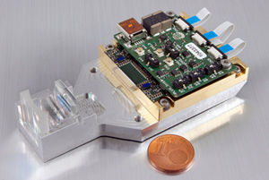 Pulse laser source for line scanners (LiDAR).