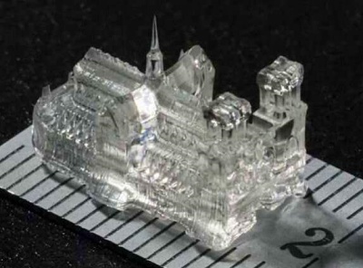 Notre Dame de Paris: Restored (in miniature) in a matter of seconds.