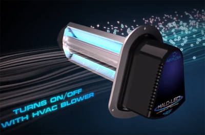 RGF’s air conditioning system with Violeds technology.