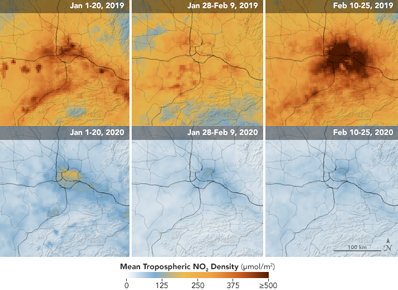 Pollution levels in Wuhan drop – and do not rebound.