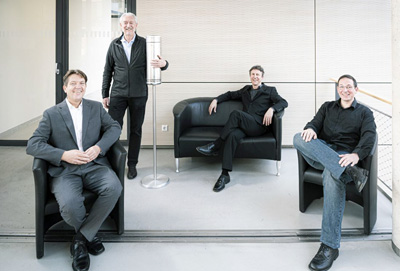 Aerobusters Thomas Blank, Horst Hahn, Jochen Kriegseis, and Martin Limbach.