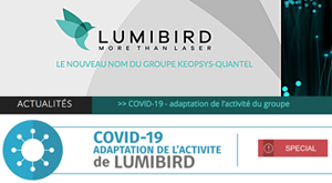 Lumibird has suspended its financial 2020 guidance.