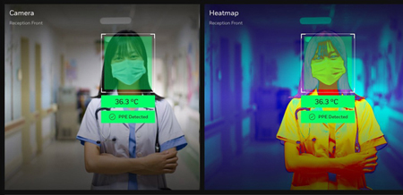 Safety first: Honeywell's ThermoRebellion system uses thermal cameras and AI.