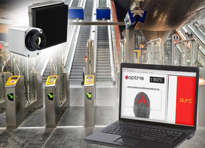 Optris has launched a walk-by temperature-monitoring system.