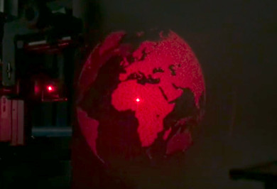 World in motion: holographic movie