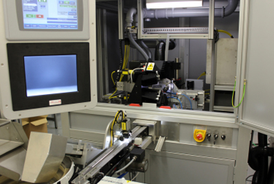Expanded facilities: custom production machines from OpTek Systems. 