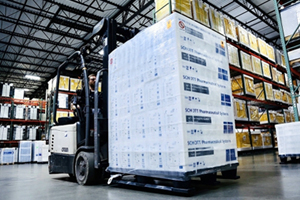 Vaccine-ready vials in Schott’s Lebanon facility. 