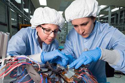 Fermilab pioneers the research and development of particle detection.