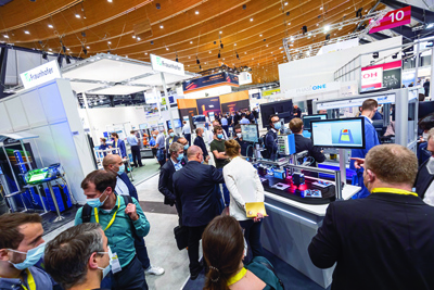 A significant number of start-ups were showcased.