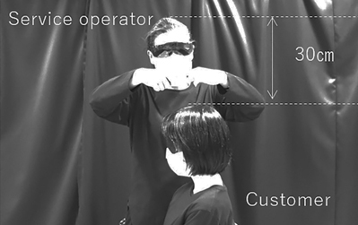 Risky business: Japanese group used laser and smoke to study expelled breath.