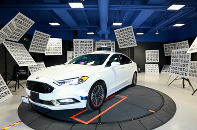 Development lab at Lyft Level 5 in Sunnyvale, California.