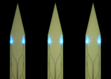 Implanted light sources