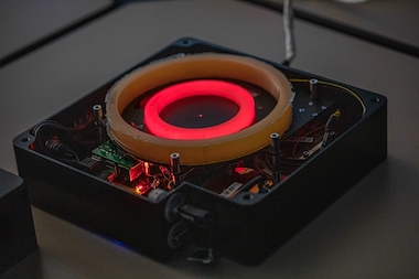 Fiber-optic dosimeter: installed in orbit