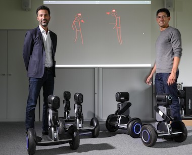 Social distance: location of pedestrians