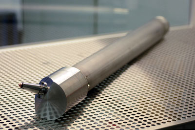 Laser optics developed by LZH for underwater disassembly.