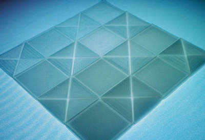 3D-printed sample component.