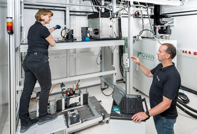 IWS scientists are testing the Dynamic Beam laser for industrial use.