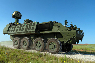 Armed and dangerous: RCCTO is delivering four laser-equipped Strykers by 2022.