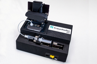 Rapid PCR test system developed by the Fraunhofer IMM.