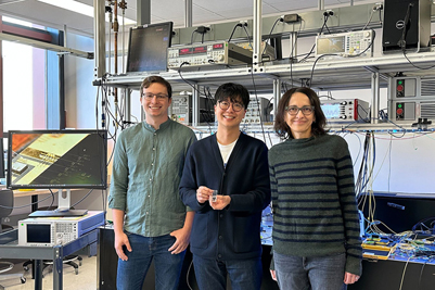 White, Ahn, and Vučković with the nanoscale isolator.