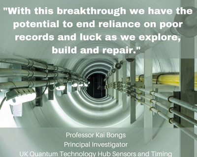 Quantum sensing paves way for a groundbreaking map of world under the Earth.