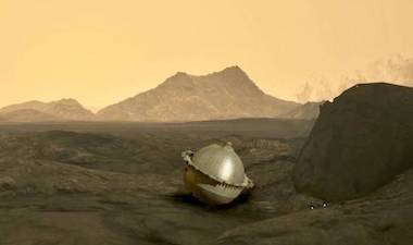 Very atmospheric: Davinci descent sphere