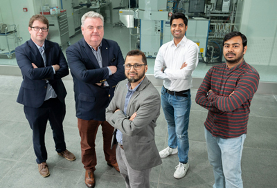 Energy efficiency: the team from IERC and Amarenco Solar.