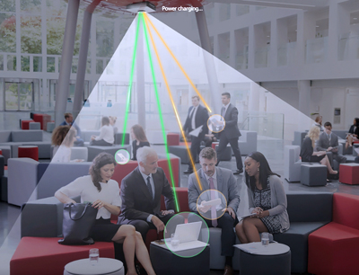 Infrared light safely transfers high levels of power. 