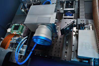 Scanner-based process head with integrated high-power SLM.