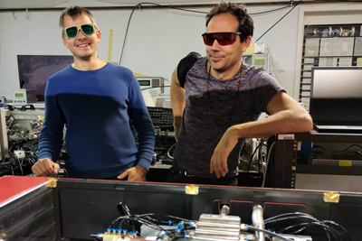 Edgar Kaksis (left) und Paolo Carpeggiani.