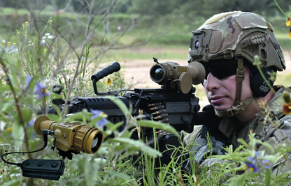 FWS-I is a stand-alone, clip-on weapon sight that uses uncooled thermal imaging.