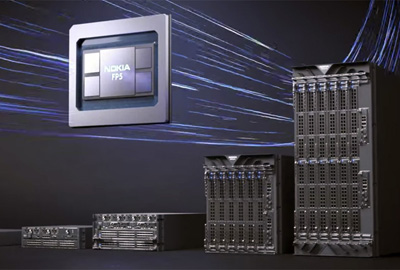 Nokia’s FP5 network processor, based on silicon.