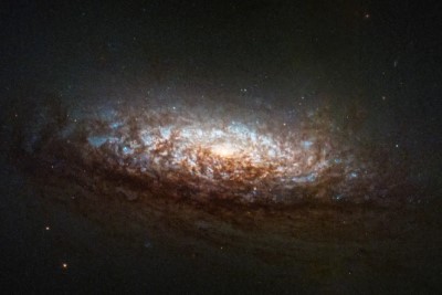 Galaxy NGC 1546, captured this week by Hubble.
