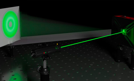 Spatial light modulator creates a Laguerre-Gaussian beam with specific OAM.