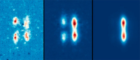 Photons prefer a state already shared by many other photons. Click for info.