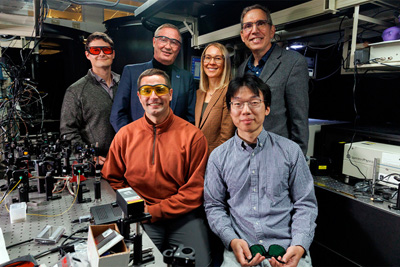 Team behind Purdue’s single-photon switch. Click for info. 
