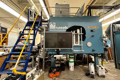 Experimental setup at Michigan Technological University.