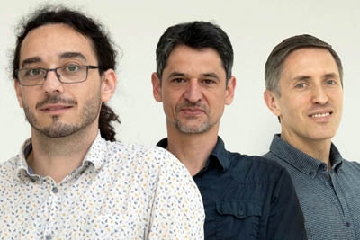 MPL team: Dr. Francesco Tani, Christof Helfrich, and Dr. Michael Frosz.