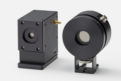 Hamamatsu’s new THz PMT module (left) and THz I.I.