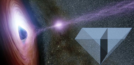 Double-prism device with thin film in between, shown as dark light-absorbing plane.