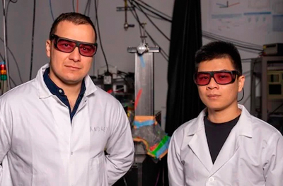 Rice work: Andrey Baydin and Fuyang Tay.