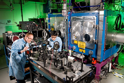 The UK’s Central Laser Facility in Oxfordshire.