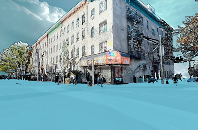 Wet wet wet: 3D simulation showing water rising in Brooklyn, NY.