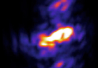 An x-ray flash in which Rabi cycling and filamentation were observed.