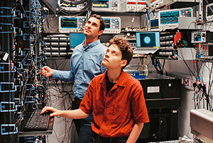 Marco Schioppo (L) and Adam Parke.