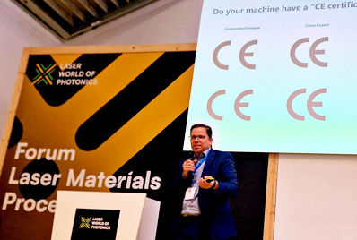 Targeting rogue laser machines: Trumpf’s Alexander Kunz.