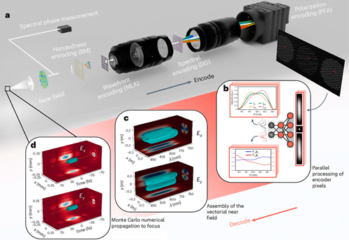 Optical setup task encodes the 4-dimensional vector field on a 2-dimensional intensity measurement. Click for info.
