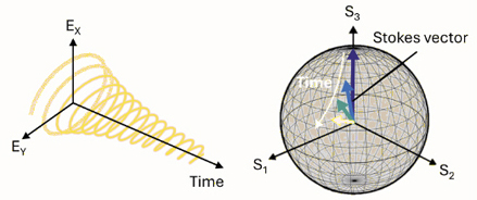 Depiction of the Stokes vector.