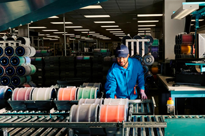 Corning’s optical cable making facility in Hickory, NC.